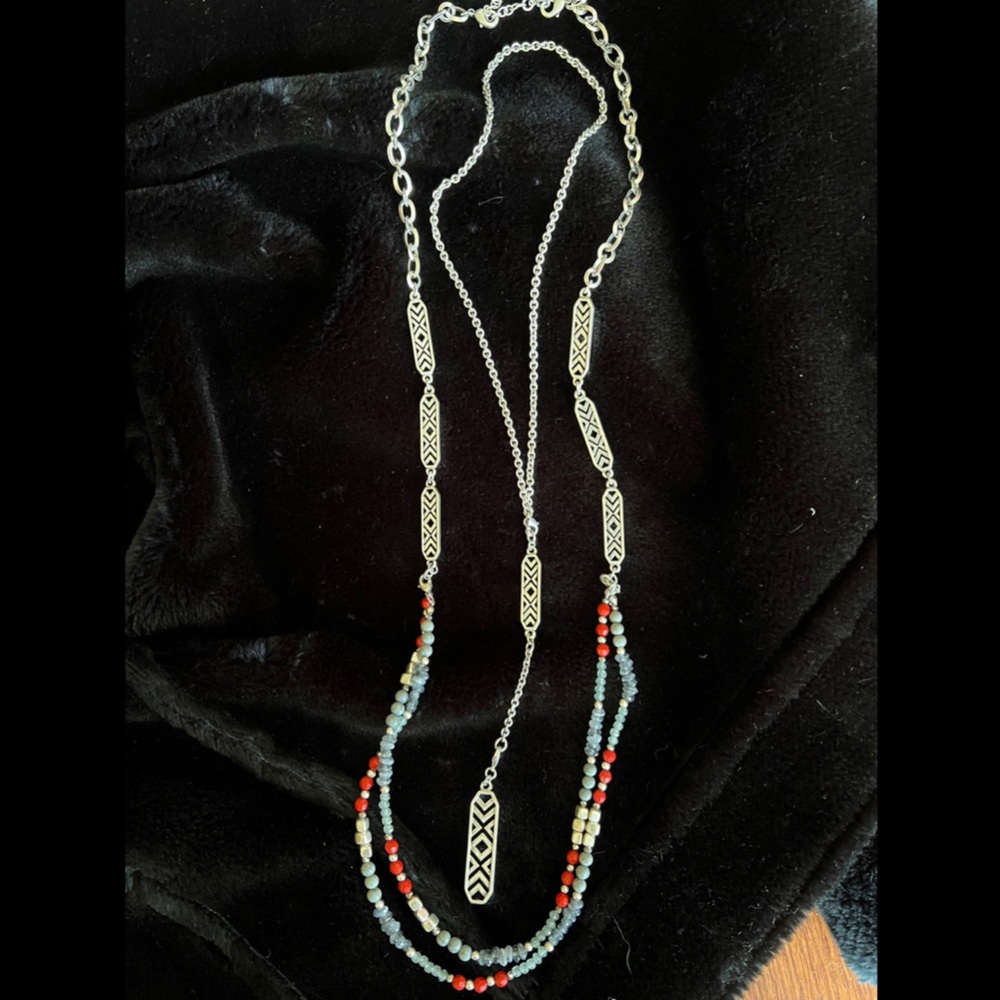 Premier Designs Long Statement Necklace Boho Trendy